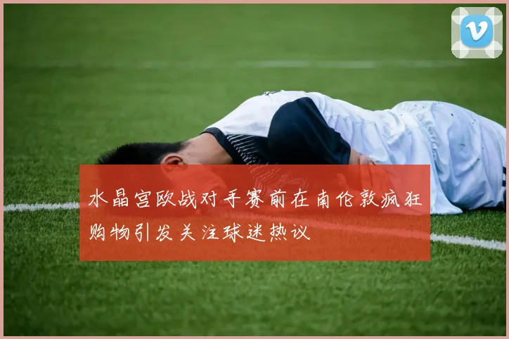 水晶宫欧战对手赛前在南伦敦疯狂购物引发关注球迷热议